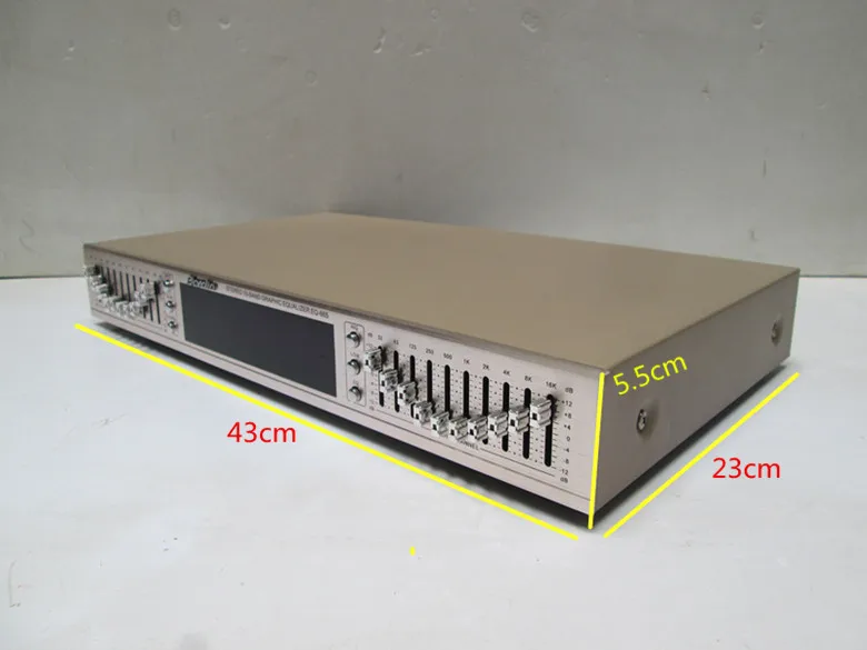 

Dual 10-band with bluetooth stereo, high and medium bass adjustment equalizer hifi fever home EQ tuner