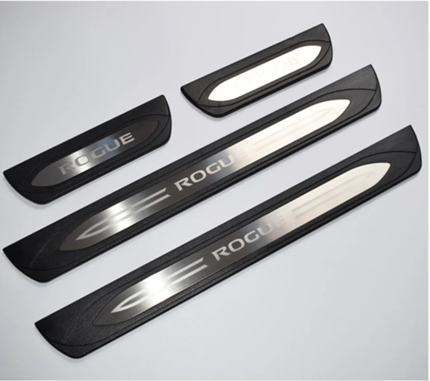 

NEW ROGUE Door Sills Scuff Plates Stainless Steel Door Sills Scuff Plate For NISSAN ROGUE 2015-2020