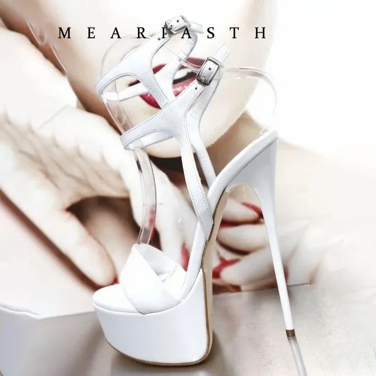 

Горячая распродажа: Летние женские босоножки 2026 на платформе 16 см, сексуальные, на высоком каблуке, с открытым носком, с ремешком на пряжке, для ночного клуба и вечеринок, большие размеры до 46