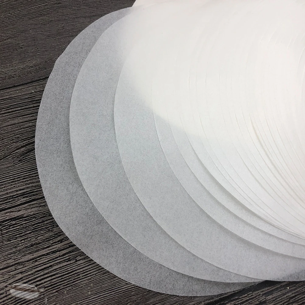 

Nonstick Silicone Paper Parchment Round Oven Oil Toaster White Non-stick Baking
