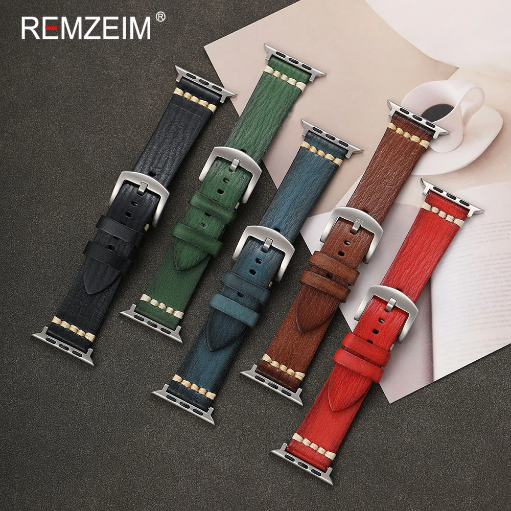 Men Calfskin Leathe…