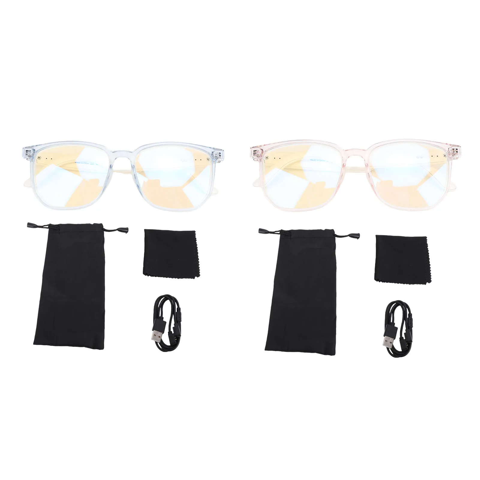 

Smart Glasses Blue Light Filtering Lenses Bluetooth 5.4 Sound Glasses with Touch Control AI Voice Helper Photo Taking Call Music