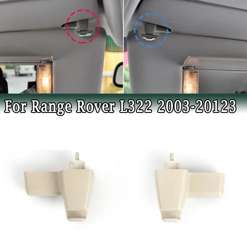 

For Range Rover L322 2003-2012 2Pcs Sun Visor Clip Clasp EGP000040PVA EGP000050PVA EGP000040NUG Sun Visors Fixed Buckle Retainer
