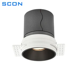 SCON faretto a Led senza cornice Home Embedded antiriflesso soggiorno camera da letto senza lampada principale Downlight di protezione a spettro completo