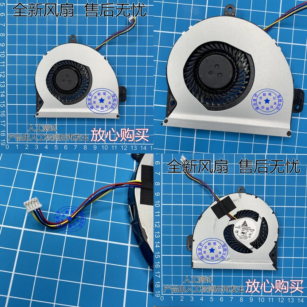 Ventilador de Refrigeração de Substituição para ASUS K53S A53S K43S A43S X43S X53S K43E SD SV P53SJ - Ventilador para Notebook
