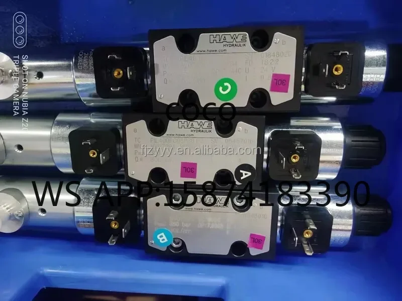 PRL PIL Series Proportional Solenoid Directional Valve HAWE HOERBIGER PRL500PC10P40 PRL500PC10P60 PIL500P08P30 PIL500PC06P12 B1