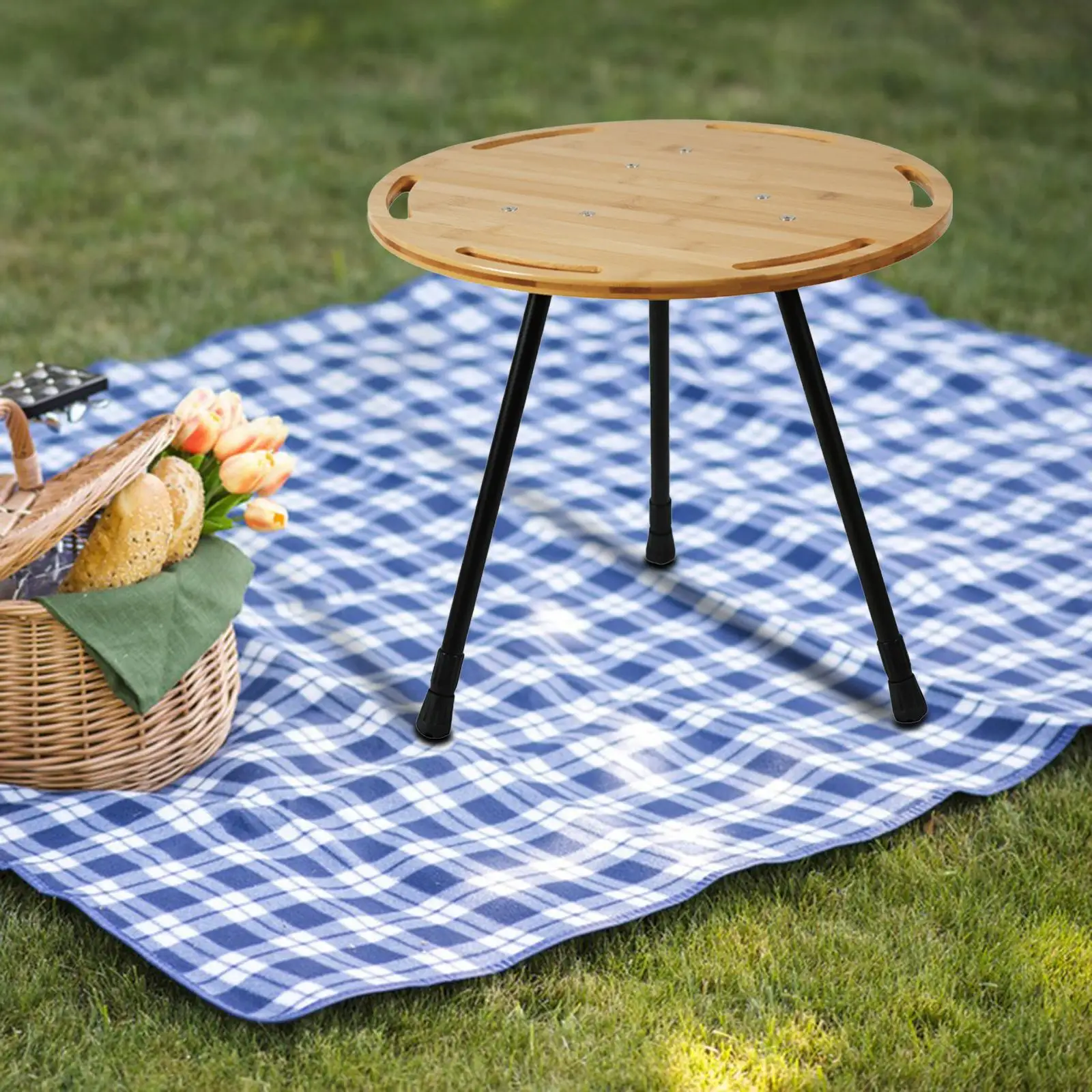 

Camping Folding Table Lightweight Picnic Table for Patio Backyard Barbecue