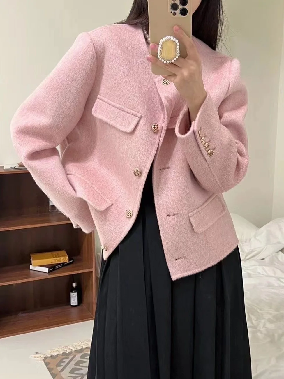 

2023 Early Spring New Wool Coat Small Fragrant Wind