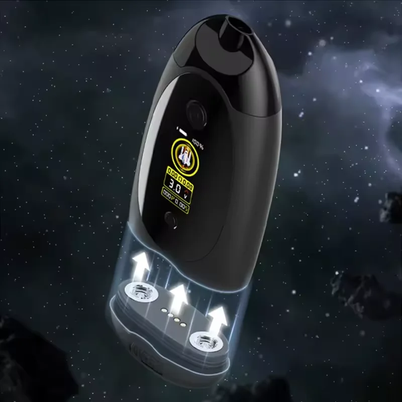 الأصلي Yocan Dubb 510 المرذاذ الملولب 750mAh التحكم في درجة الحرارة مع شاشة LED بطارية خرطوشة مزدوجة لعربات الزيت #5