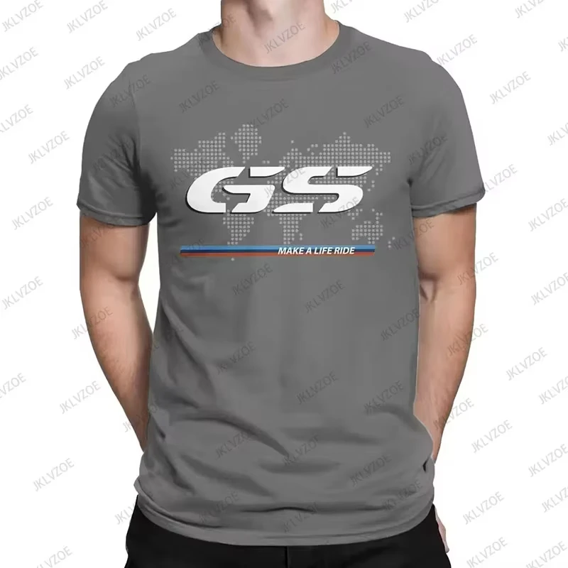 2025 sommer Neue Baumwolle Für 1250GS Exklusiv für BMW Fans Motorrad R1250GS Motorrad T Shirt Männer Hip Hop Streetwear Unisex tops