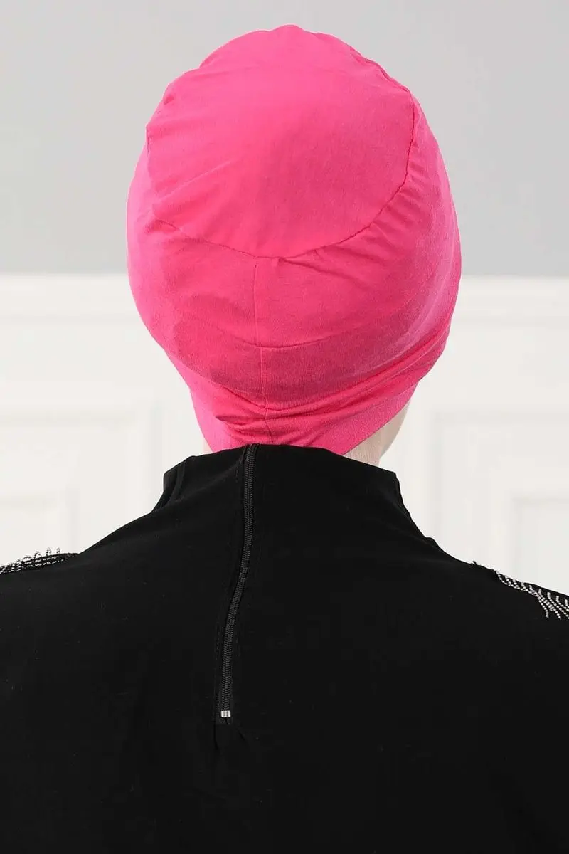 Baret Model Hijab Bone Fuchsia