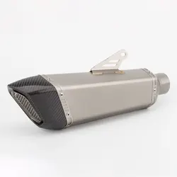 36-51mm Universal Motorcycle Exhaust Escape Modified Carbon fiber Muffler for s1000rr R1200GS ZX10R TMAX560 GSX-8S TRK502