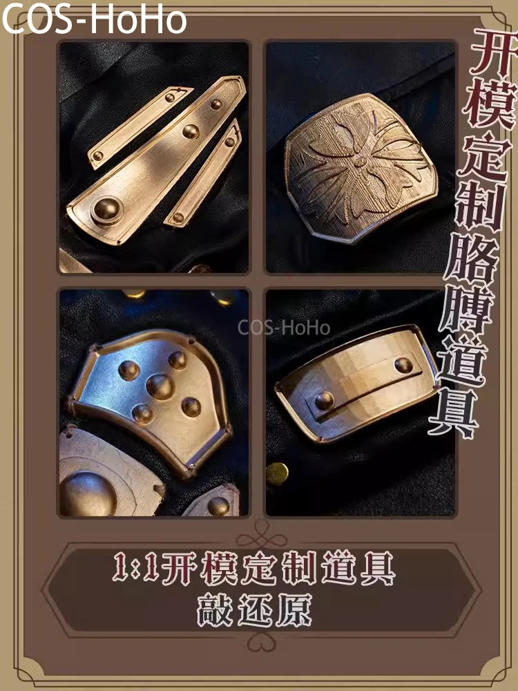 COS-HoHo الهوية الخامس تشى Shiyi العتيقة النمط الغربي QiZhen موضة لعبة البدلة أنيقة تأثيري حلي حفلة الهالوين الزي #3