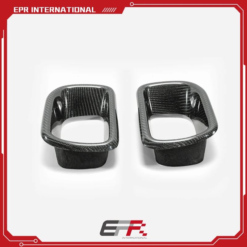 Carbon Front Vent Trim For Mini F55 F56 Mini Cooper S 2013+ Carbon Fiber Front Bumper Duct Air Intake Body Kit Tuning F55 F56