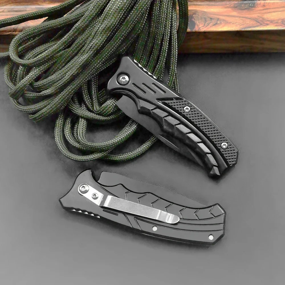 Stainless Steel Folding Knife Fillet Knife Fishing Boat Fishing Accessories Easy To Carry Camping Meat Cutting PP Handle