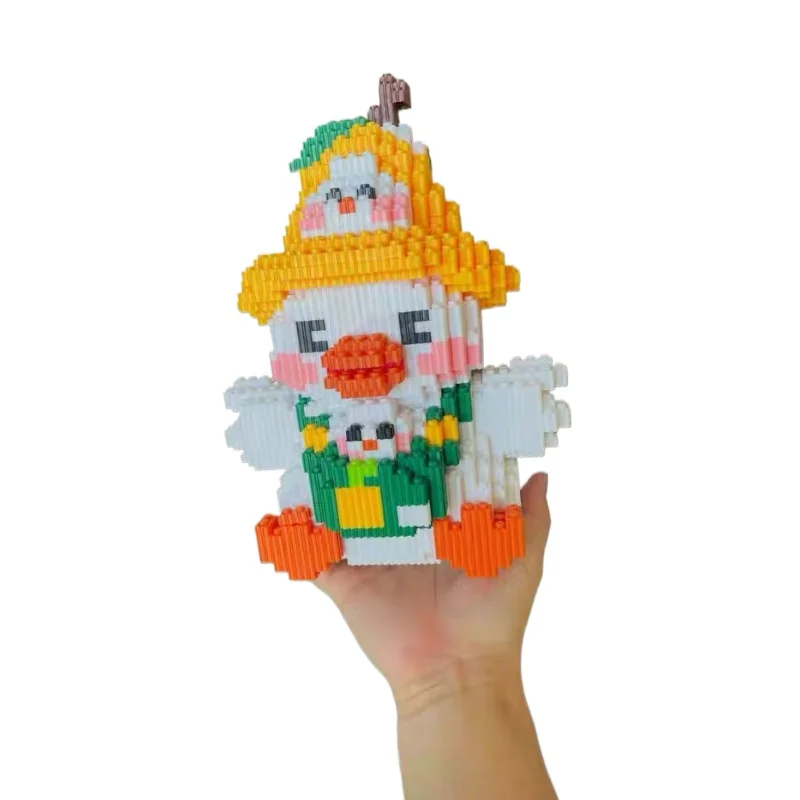 

Милые животные DIY-конструкторы: Утка, Заяц, Медведь, Цыпленок, Собака, Мультяшные персонажи в желтых шляпах – развивающий подарок-поделка для детей