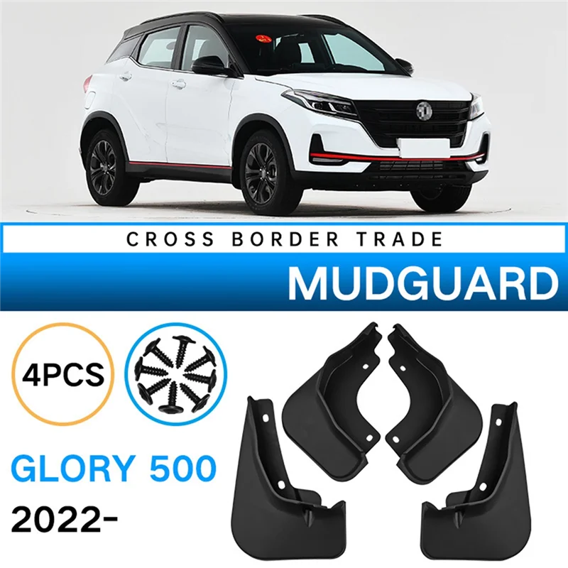 4Pcs Car Mud Flaps for Dongfeng DFSK Glory 500 2022 Mudguards