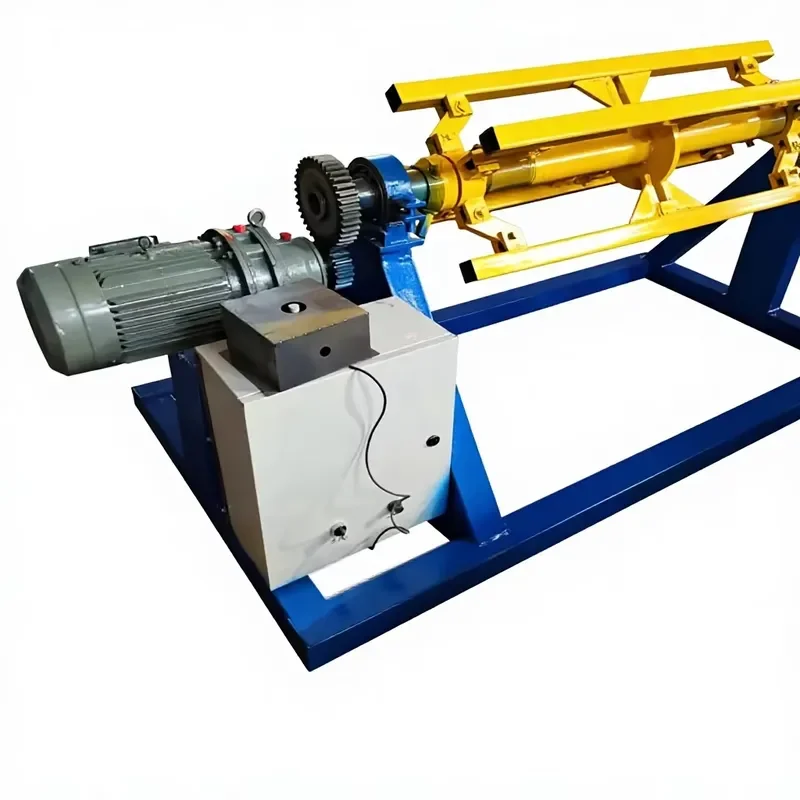 Electric Decoiler Machine for Steel Coils Use with 5 Tons 7 Tons 10 Tons Sheets