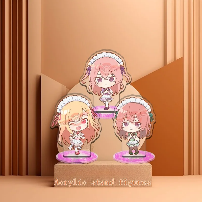 

Kawaii My Dress Up Darling Series Q Edition Acrylic Stand Cartoon Character Kitagawa Marin Creativity Printing Small Stand