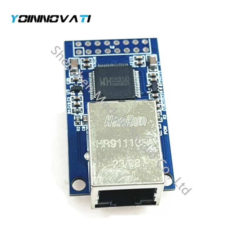 YT CH9121 Network Module UART Serial port to Ethernet module serial server network module TCP/IP 51/STM32 3.3V 5V
