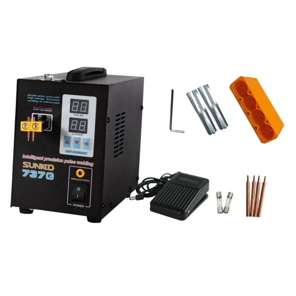 

Spots Welder Accessories 1.5kW Instantaneous Power 00-99 Adjustable Welding Current with Handle Welding Device Digital Display