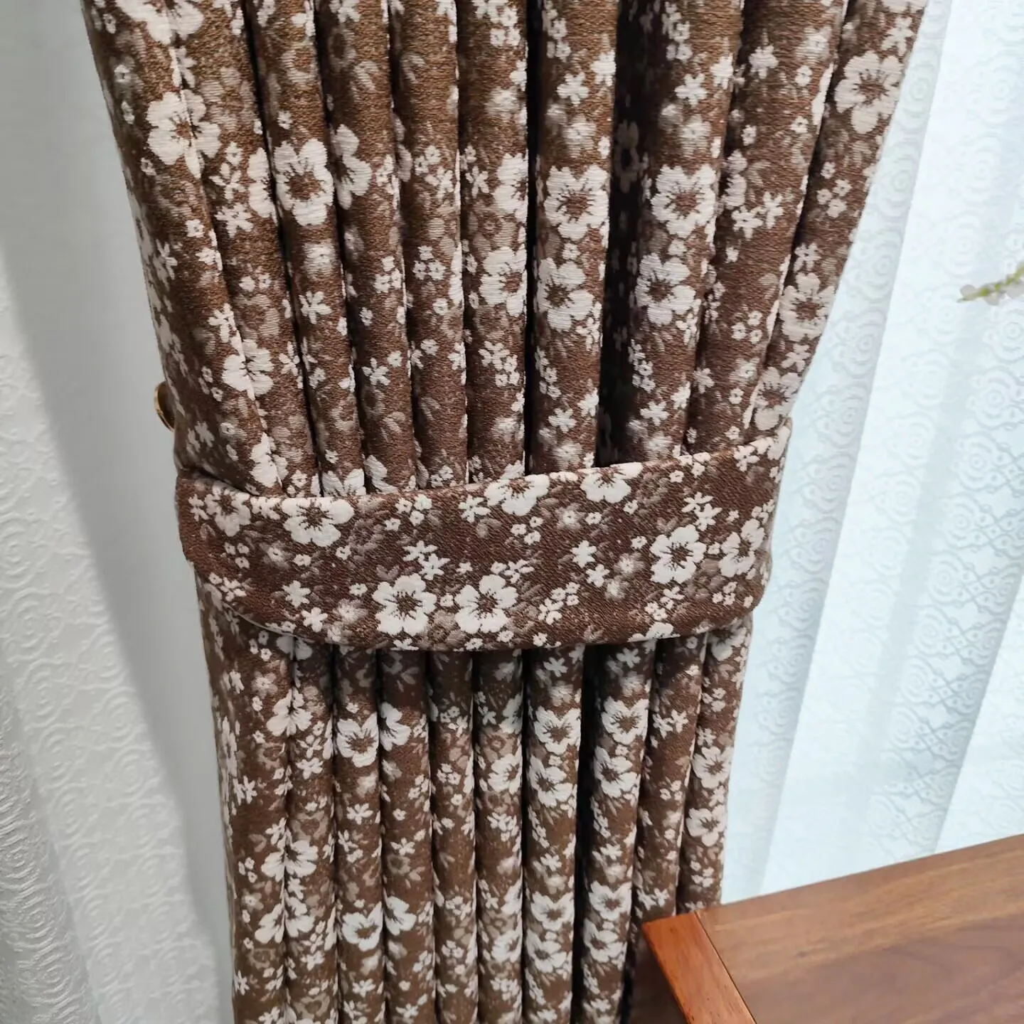 Luxury Elegant French Retro Floral Blackout Curtains - Custom Made/Tailored for Living Room & Bedroom, High-End Floral Cortinas