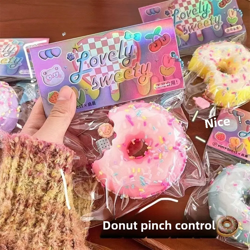 */Taba Squishy เค้ก Donut ความเครียดบรรเทาของเล่นขนาดใหญ่พิเศษ Sensory Fidget ของเล่นสําหรับเด็กผู้ใหญ่ความวิตกกังวลผ่อนคลายบีบของขวัญ