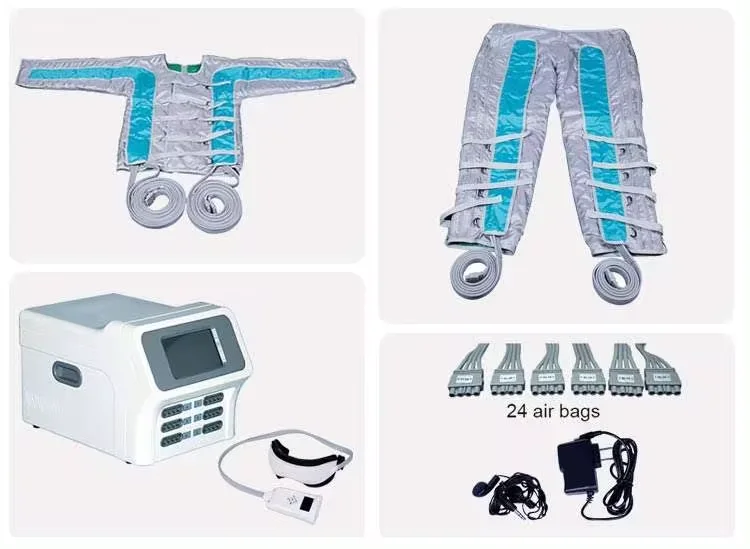 Home use air pressure pressotherapy therapy boots 3 in 1 lymphatic drainage machine