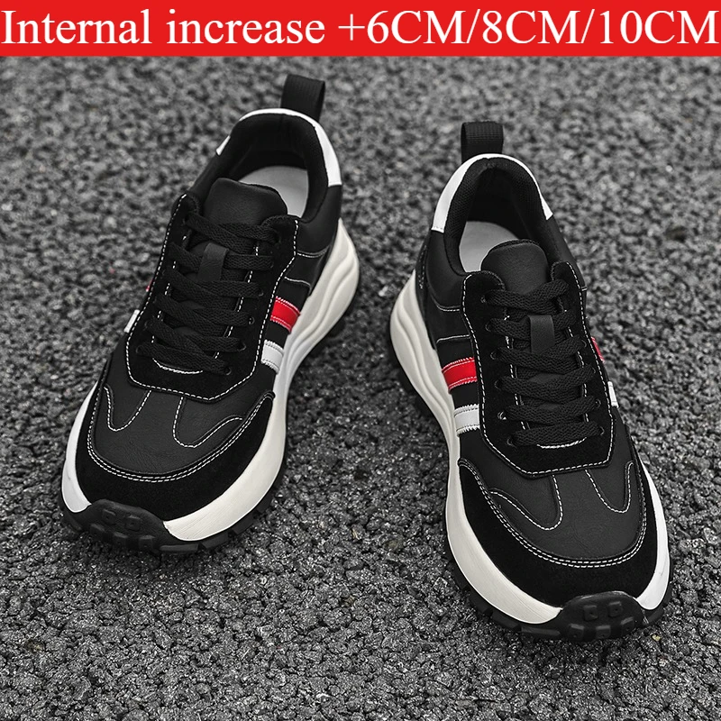 

Fashionable New Elegant Lace-up Casual Shoes for Men, Spring and Autumn Round-toe Anti-slip and Comfortable Sports Shoes