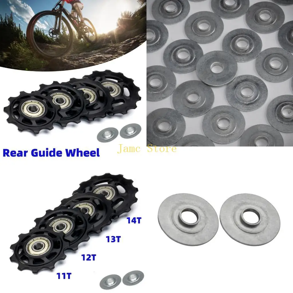 

LX0B Алюминиевый подшипник шкива велосипеда 11T 12T 13T 14T Направляющее колесо для шоссейного велосипеда