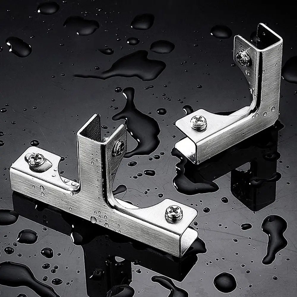 Rustproof Corner buckle T-cross Reinforcement Fixing Clip Glass Clip Angle Corner Code Corner Guard