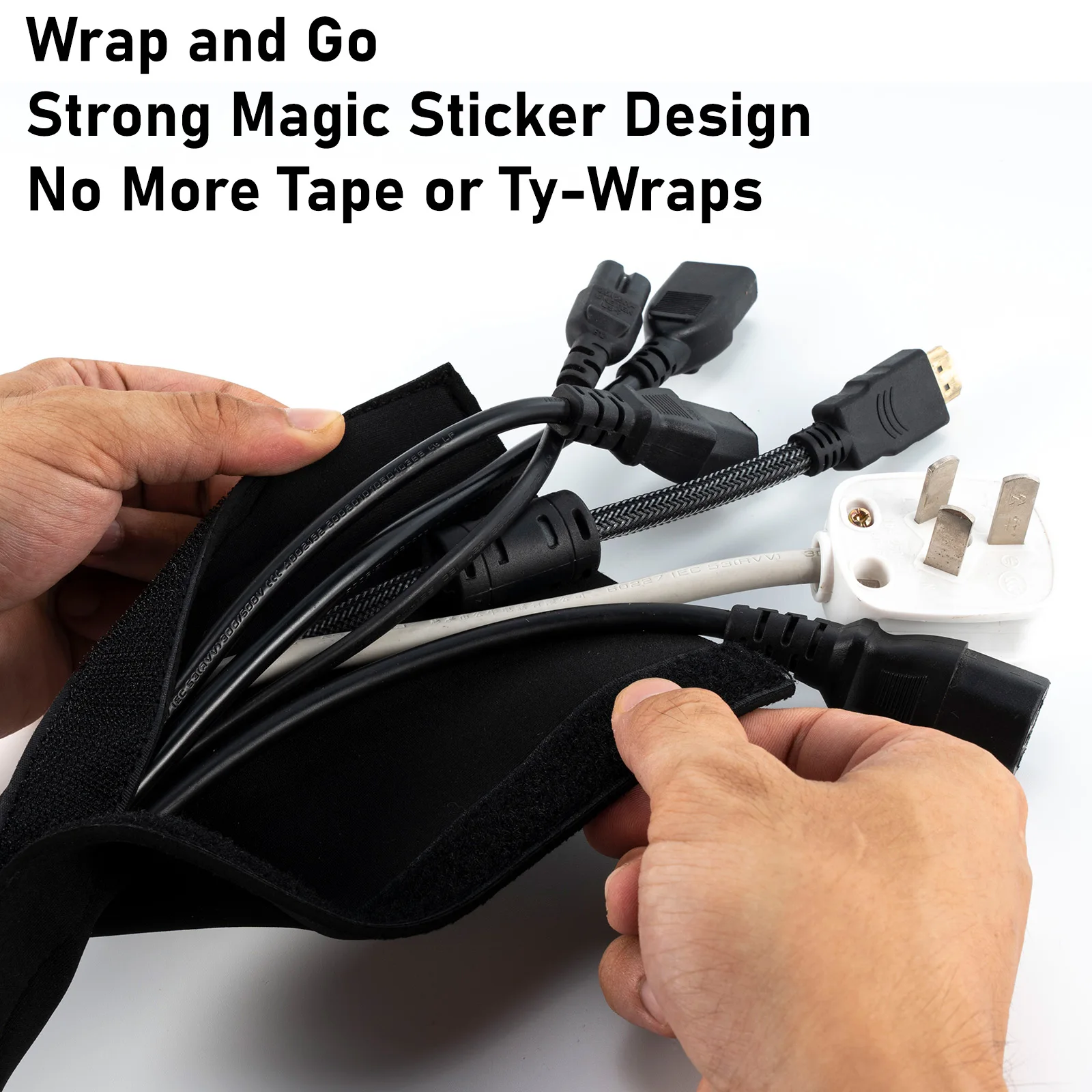 Funda protectora neopreno organizador cables pesca arrastre - imagen 3