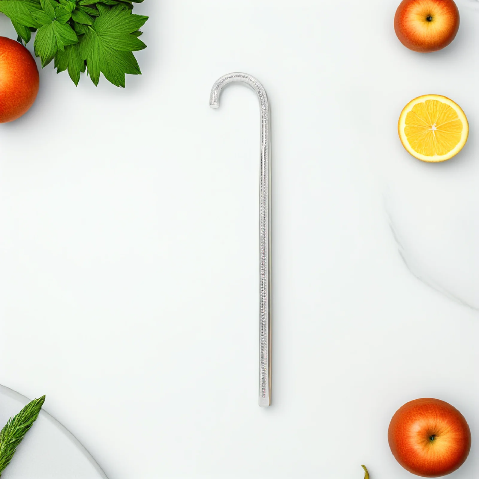 

Silver 60cm Dance Crutches Walking Stick Dance Performance Crutch PVC Halloween Cosplay Party Supplies Performance Cane