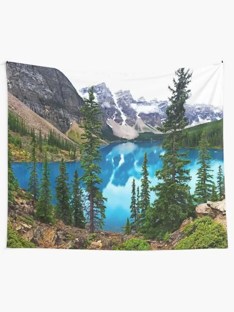 Moraine Lake, Banff, Alberta Tapestry Decorations For Room Decoration Aesthetic Room Decoration Korean Style Tapestry