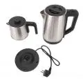 220V Electric Turkish Tea Maker Cooker Stainless Steel Double Kettle Infuser Keep Warm Function Heating Pot EU Plug