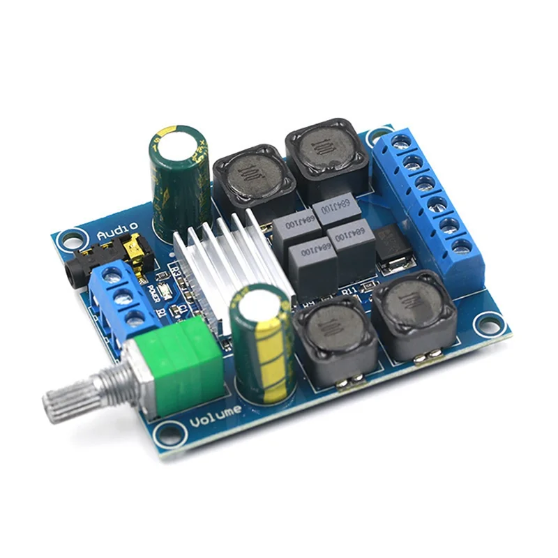 XY-502 Digital Power Amplifier 2-Channel Stereo High-Power 2X50W TPA3116D2 Subwoofer Audio Amplifier Board Module