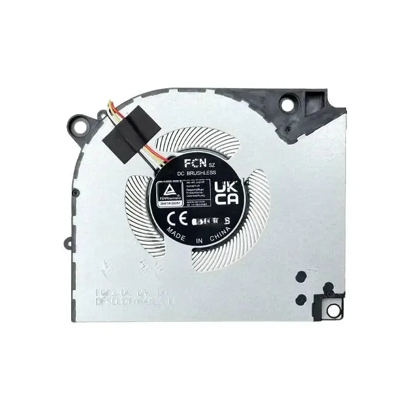CPU GPU Cooler Fan For Hasee TX8R9 TX8R5 TX8R7 TX9R7 TX9R9 RTX 4060 Notebook Processor Cooling Radiator Fans FQK5 FQK3 DC12V 1A