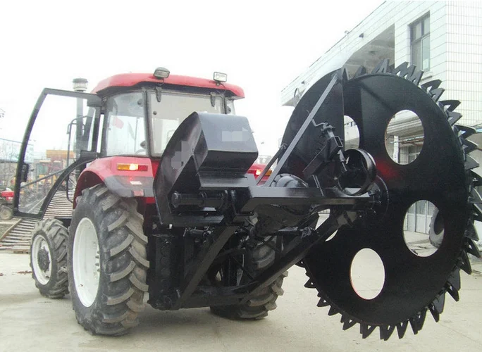 Disc Trencher Tractor Rear-mounted Farmland Trenching Equipment Yam Planting Digging Machine Trenching Machines