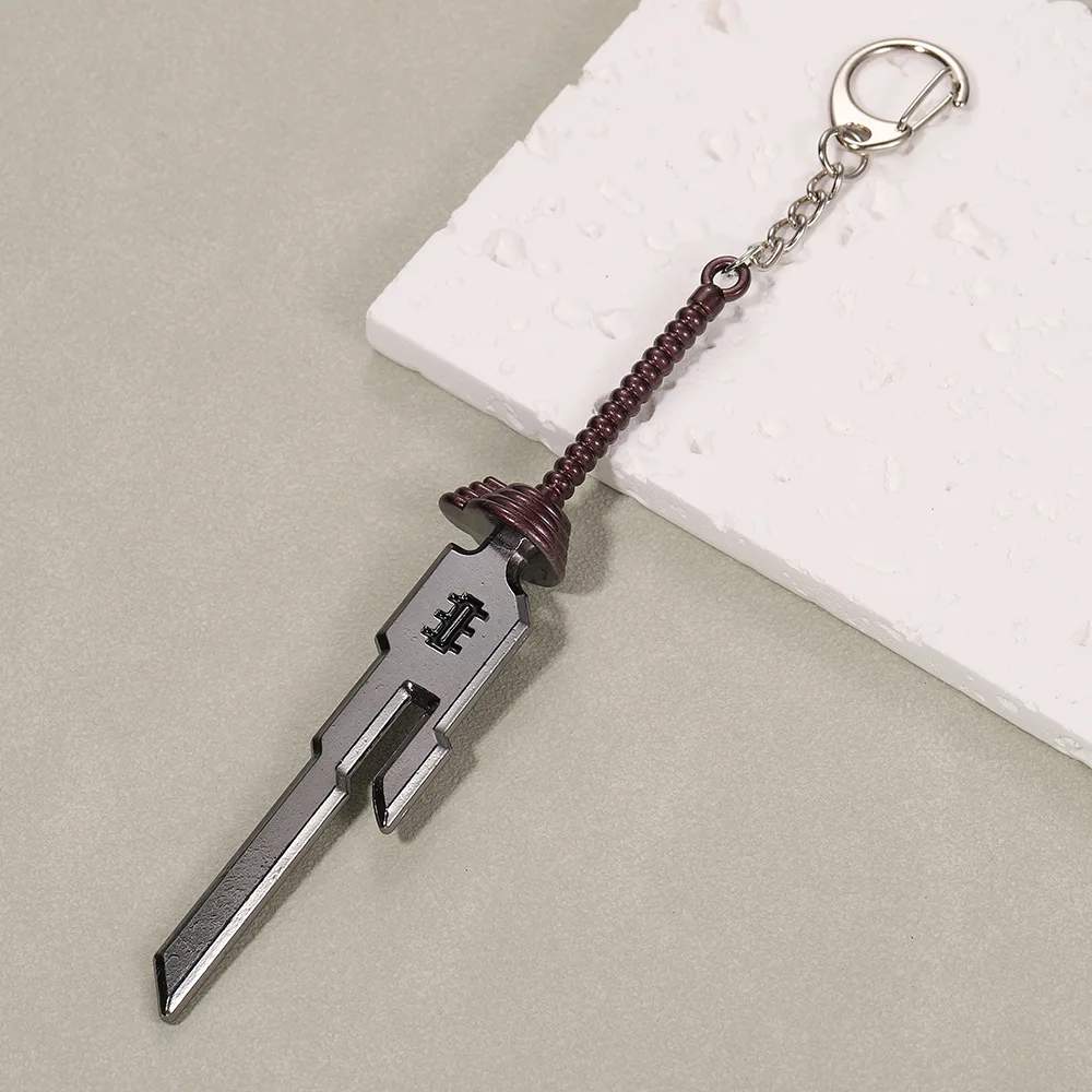 Fushiguro Toji Inverted Spear of Heaven Keychain Jujutsu Kaisen Nanami Kento Pendant Key Chain for Men Cool Keyring Jewelry Gift