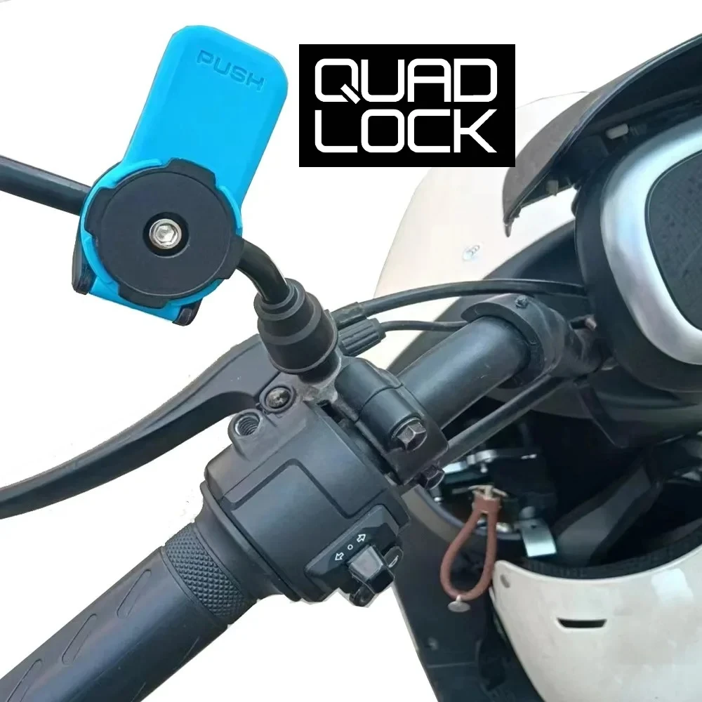 

QUAD LOCK Bike Phone Holder Phone Bracket Vibration Damper Self Lock Bicycle Handlebar Mount