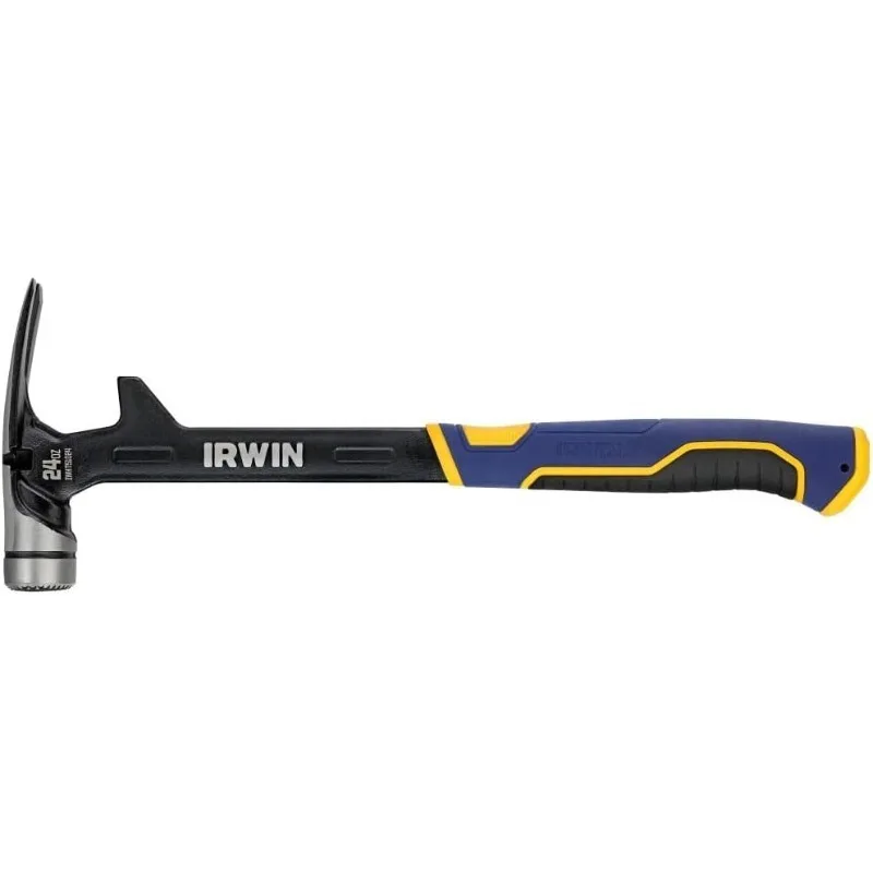 

IRWIN Framing Hammer, 24oz Steel Demolition Hammer with Magnetic Nail Starter (IWHT51024)