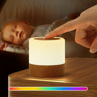 Night Light with Remote Control Rechargeable Bedside Touch LED Lamp Dimmable Mini NightLights  Portable Table Lamp for Bedrooms