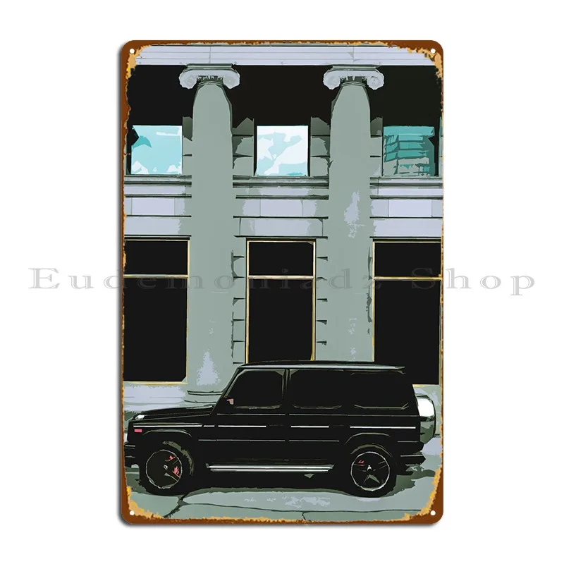 G Wagon Classical Car Art Metal Signs Retro Club Printing Cinema Wall Custom Tin Sign Poster