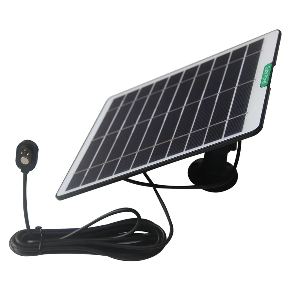 Weather Resistant 5W Solar Panel for Arlo Security Cameras for Pro for 3 Floodlight for Pro 4 and for Ultra Series with Frame