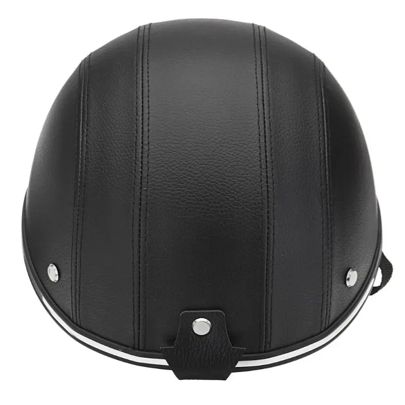 Baseball Cap Motorcycle Half Helmet Safety Half Face Helmet Vintage Summer Cap Safety