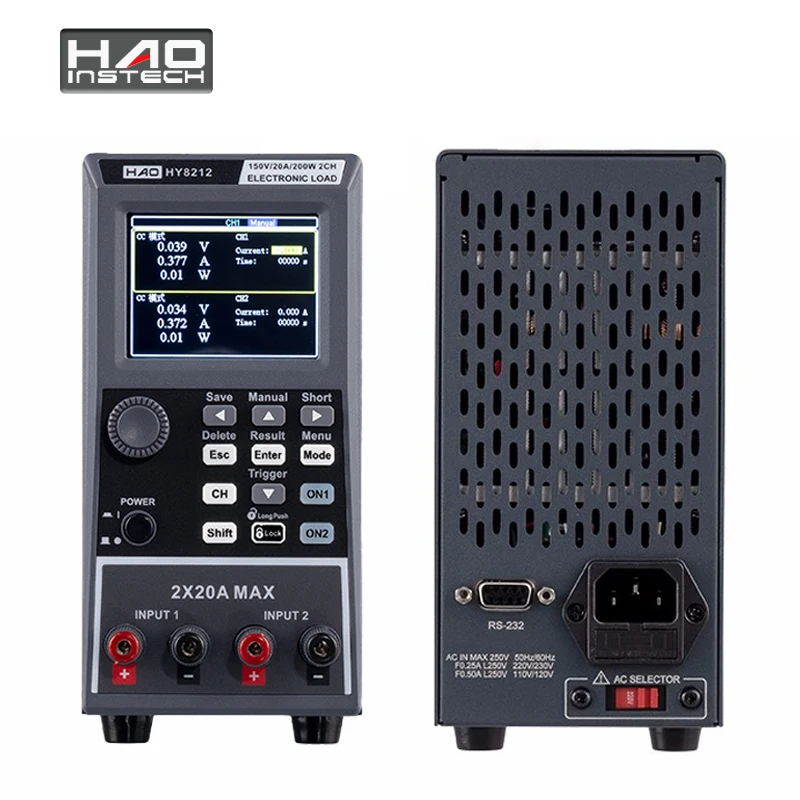 Teste de Carga Eletrônica Programável dc Bateria Capacidade Lithium Chumbo Bateria Capacidade Testador Carga Descarga 110v 220v 400w