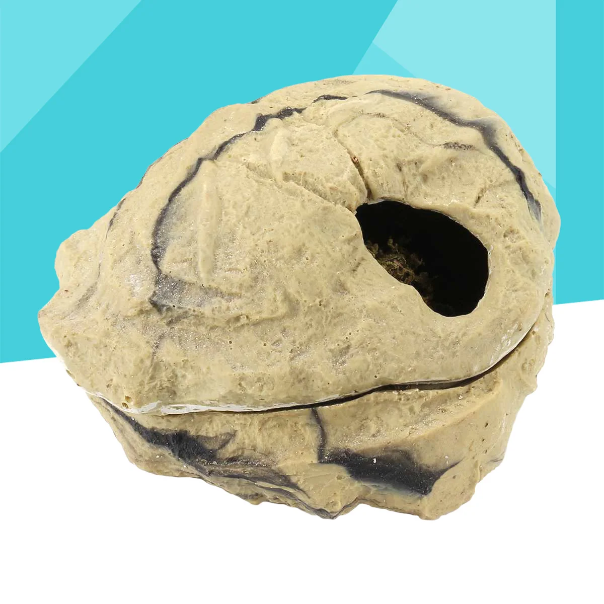 

Cave Small Snake Hide Lizard Shelter Terrarium Container Reptile House Tank Hides Hideaway Hideout Gecko