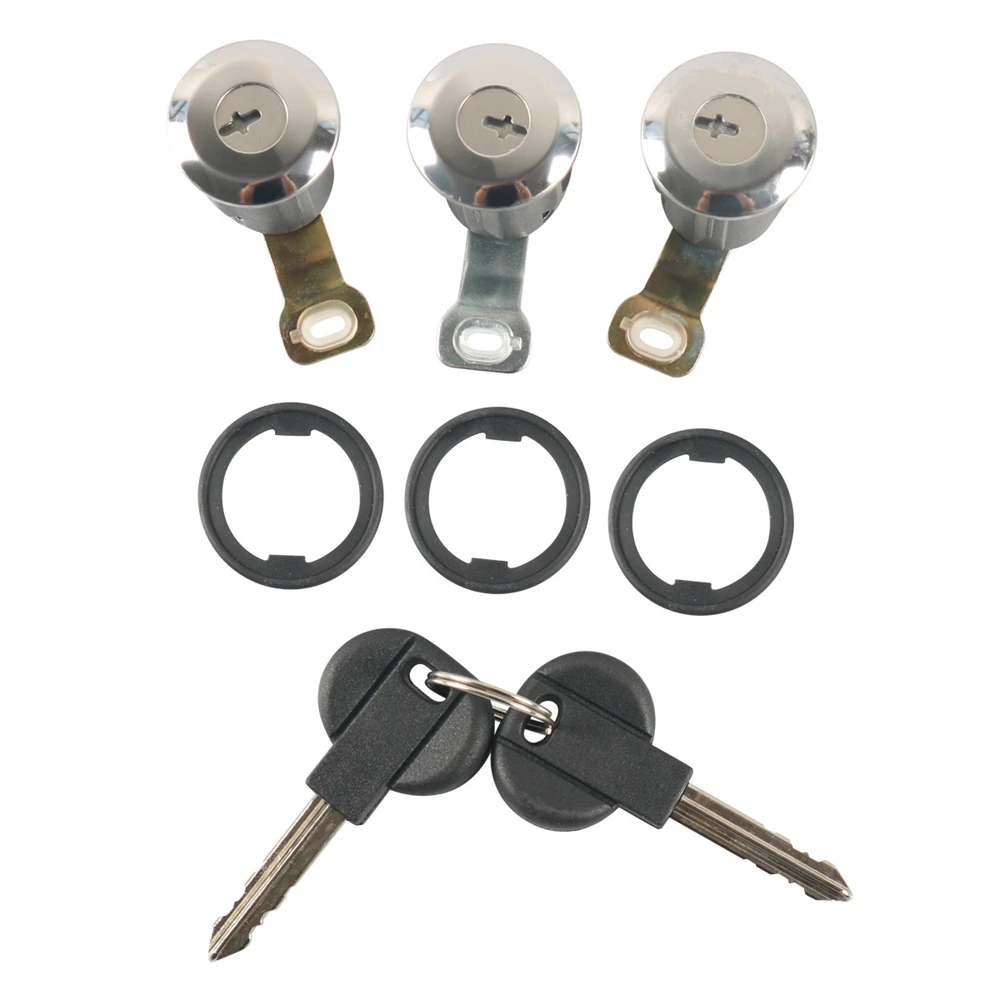 

For Peugeot for Xsara for Citroen Barrel Door Lock Set 252522 9170.G3 9170.CW Auto Door Lock Cylinder with 2 Keys