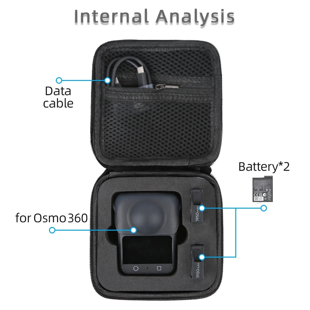 

For DJI OSMO 360 Camera Storage Bag Mini Storage Bag