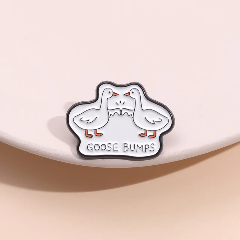 31Styles Cartoon Silly Goose Enamel Pins Cow Cowgirl Duck Registered Goose Animal Brooches Lapel Badge Jewelry Gifts for Friends